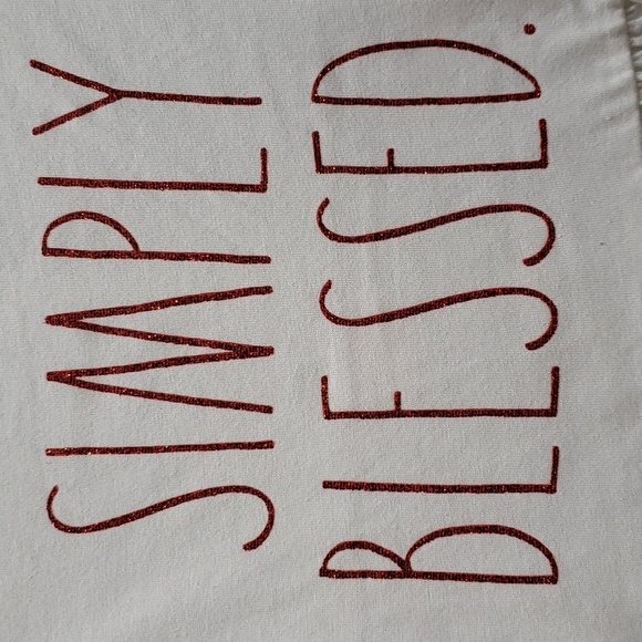 Rae Dunn NWT "SIMPLY BLESSED" 2-piece Top and Leggings Set - Picture 2 of 7